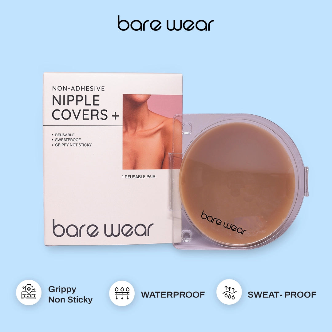 Non-Adhesive Reusable Nipple Covers + (10 cm)