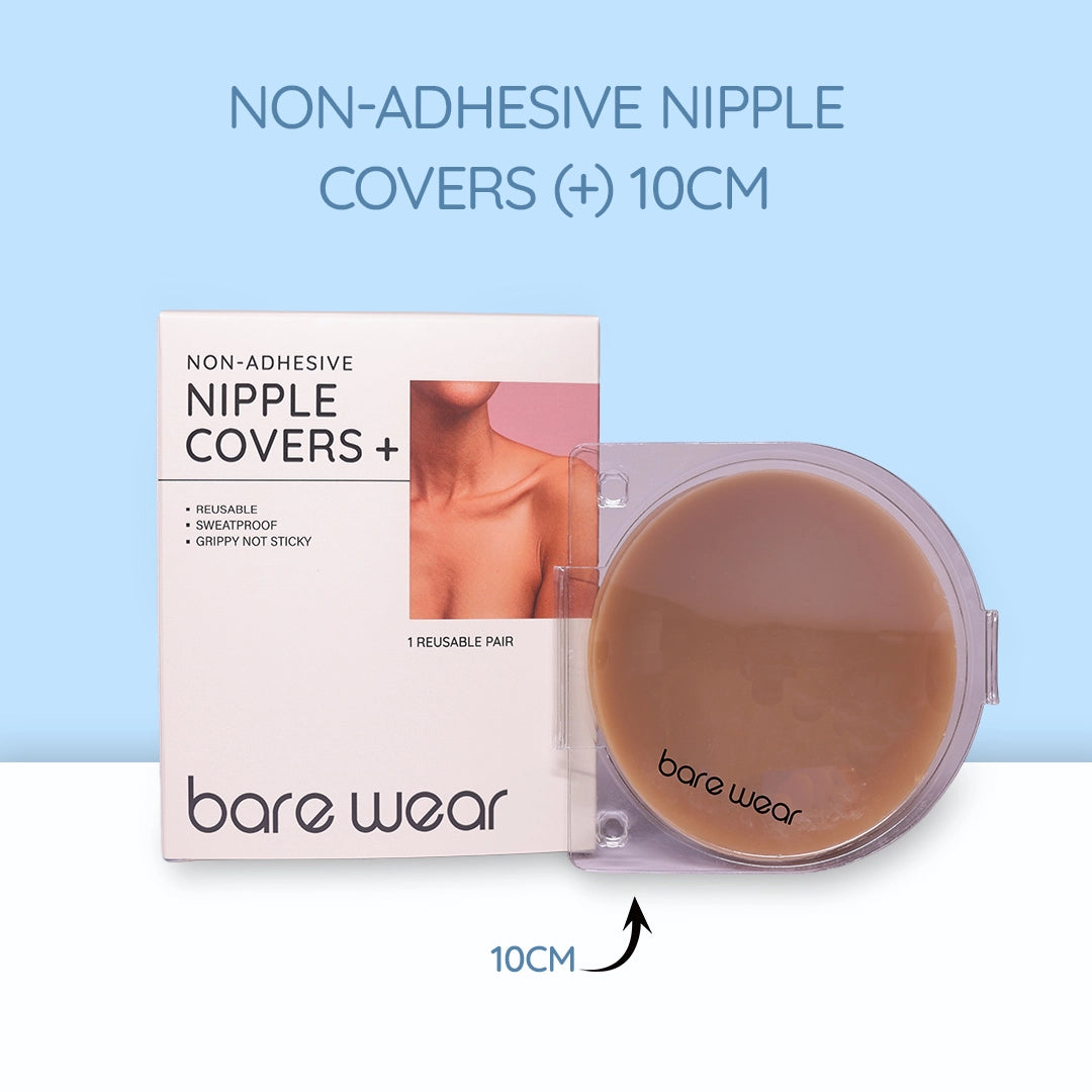 Non-Adhesive Reusable Nipple Covers + (10 cm)