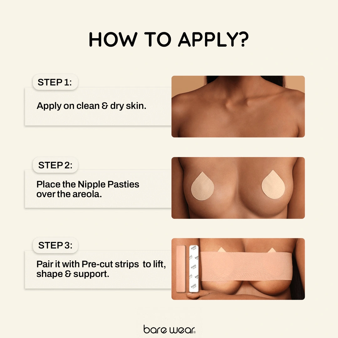 Body Tape Pre-Cut Strips (Pack of 10)