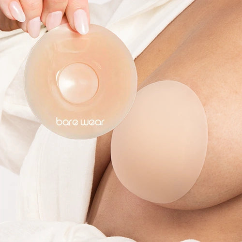 Adhesive Reusable Silicone Nipple Covers (13cm)
