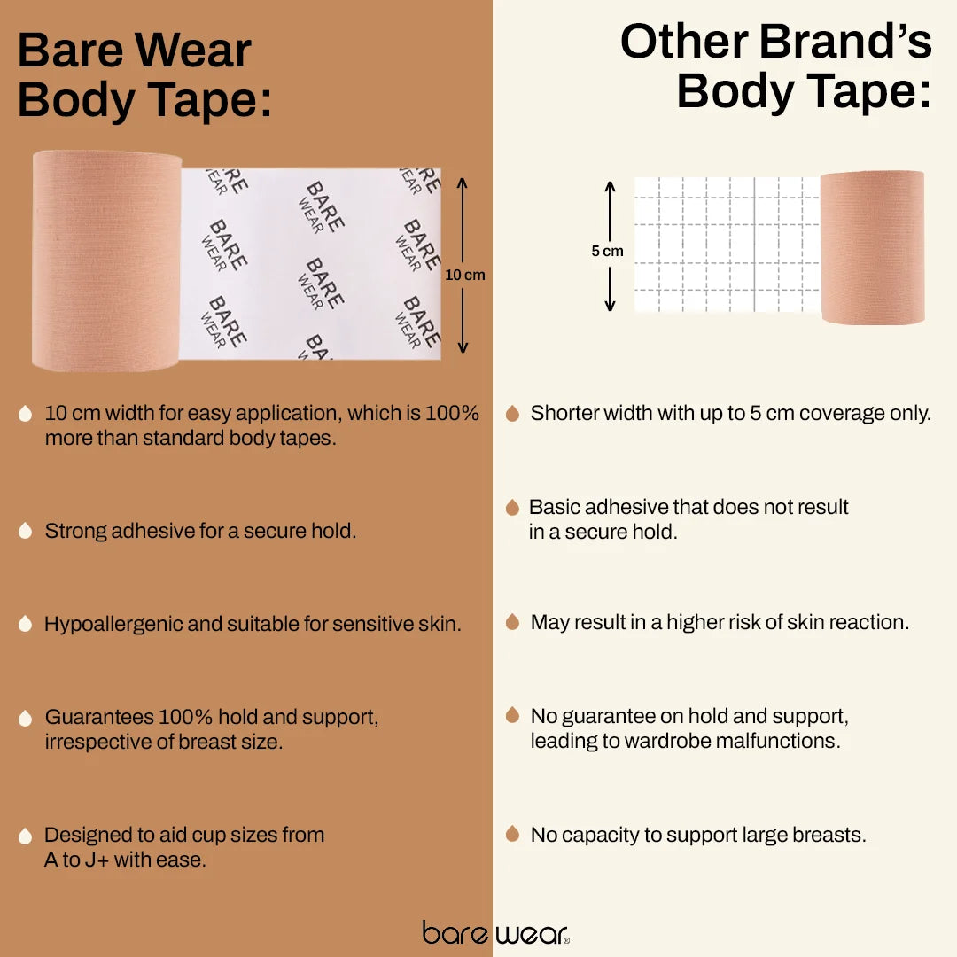 Bare Wear Body Tape+ (4m 10 cm)