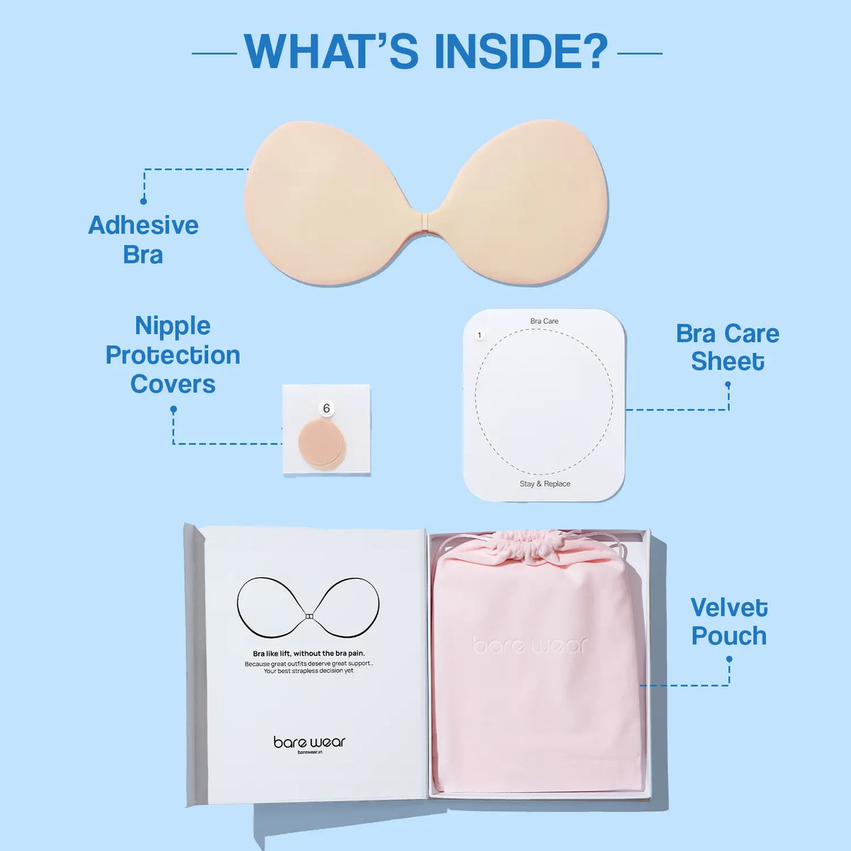 Adhesive Easy Lift Bra