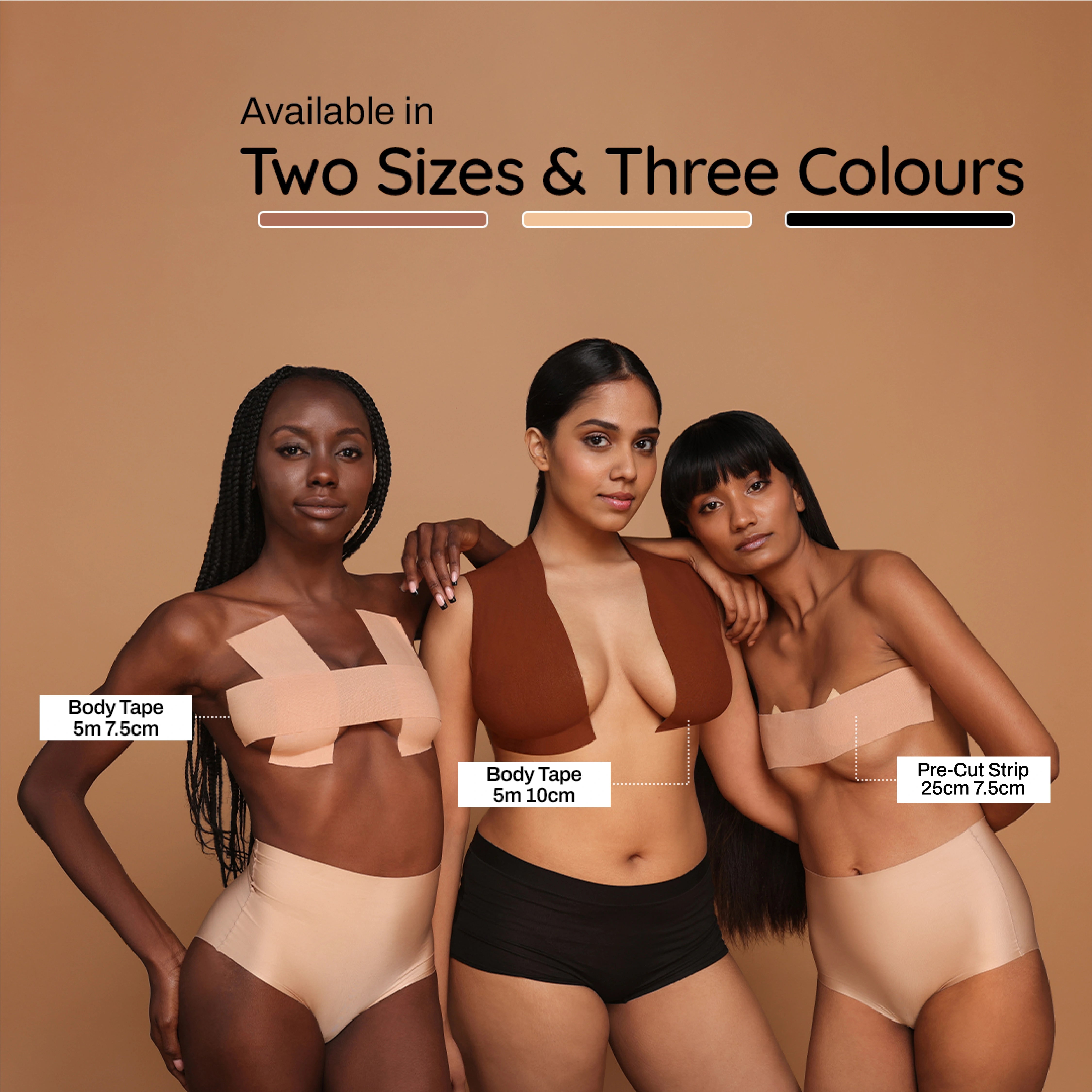 Body Tape Pre-Cut Strips (Pack of 10)