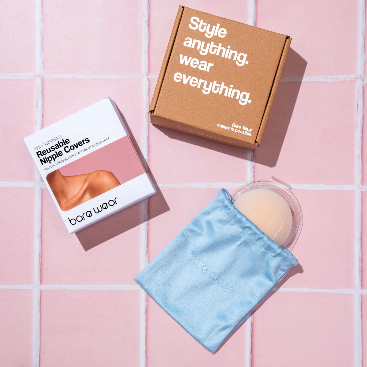 Non-Adhesive Reusable Nipple Covers (8 cm)
