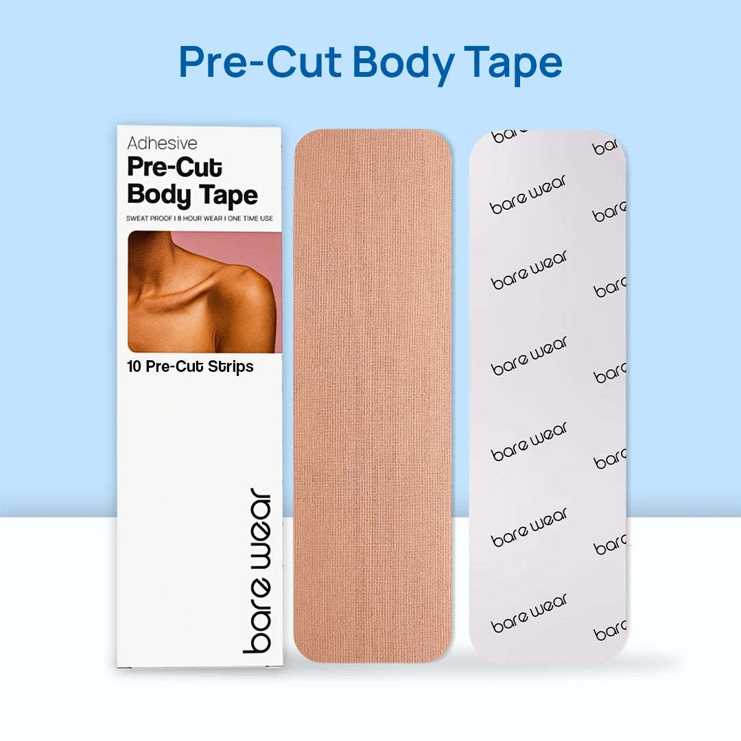 Body Tape Pre-Cut Strips (Pack of 10)