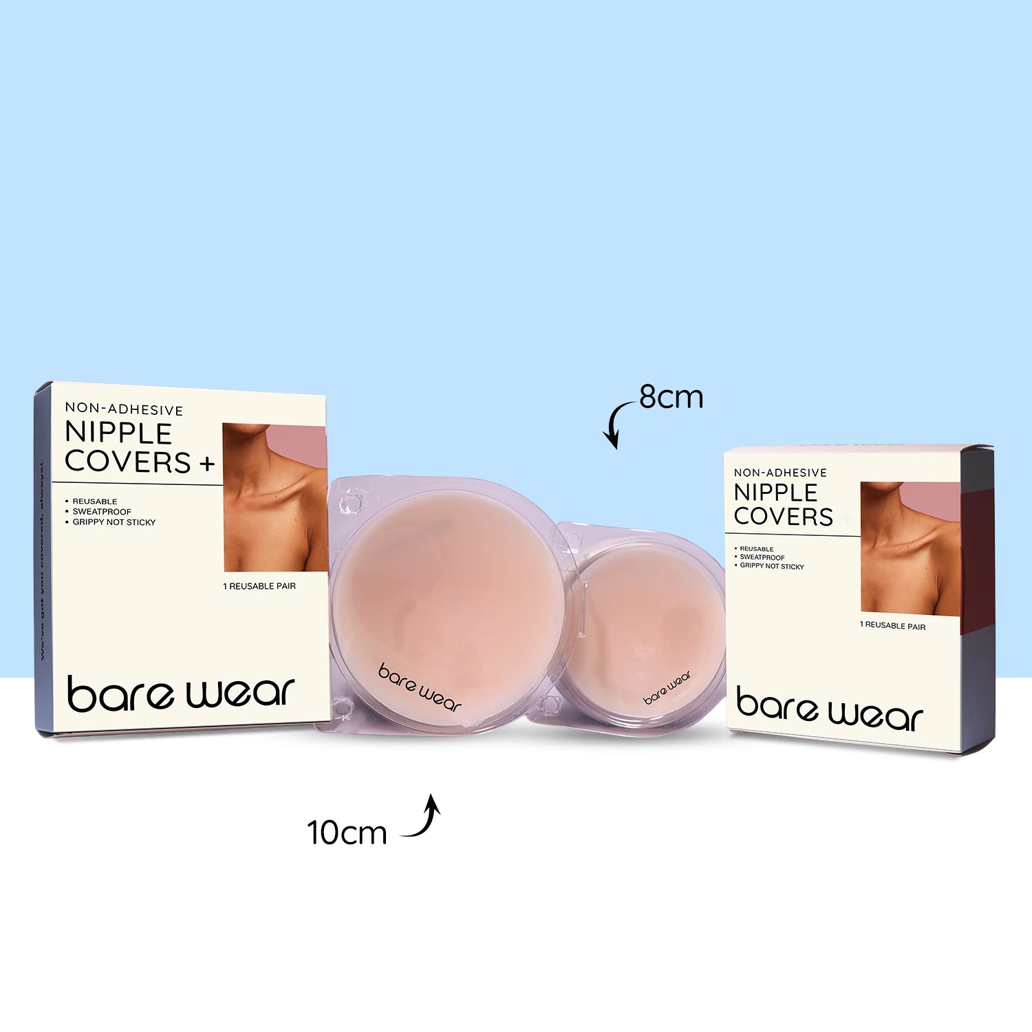 Pre-Cut Body Tape & Non-Adhesive Nipple Covers