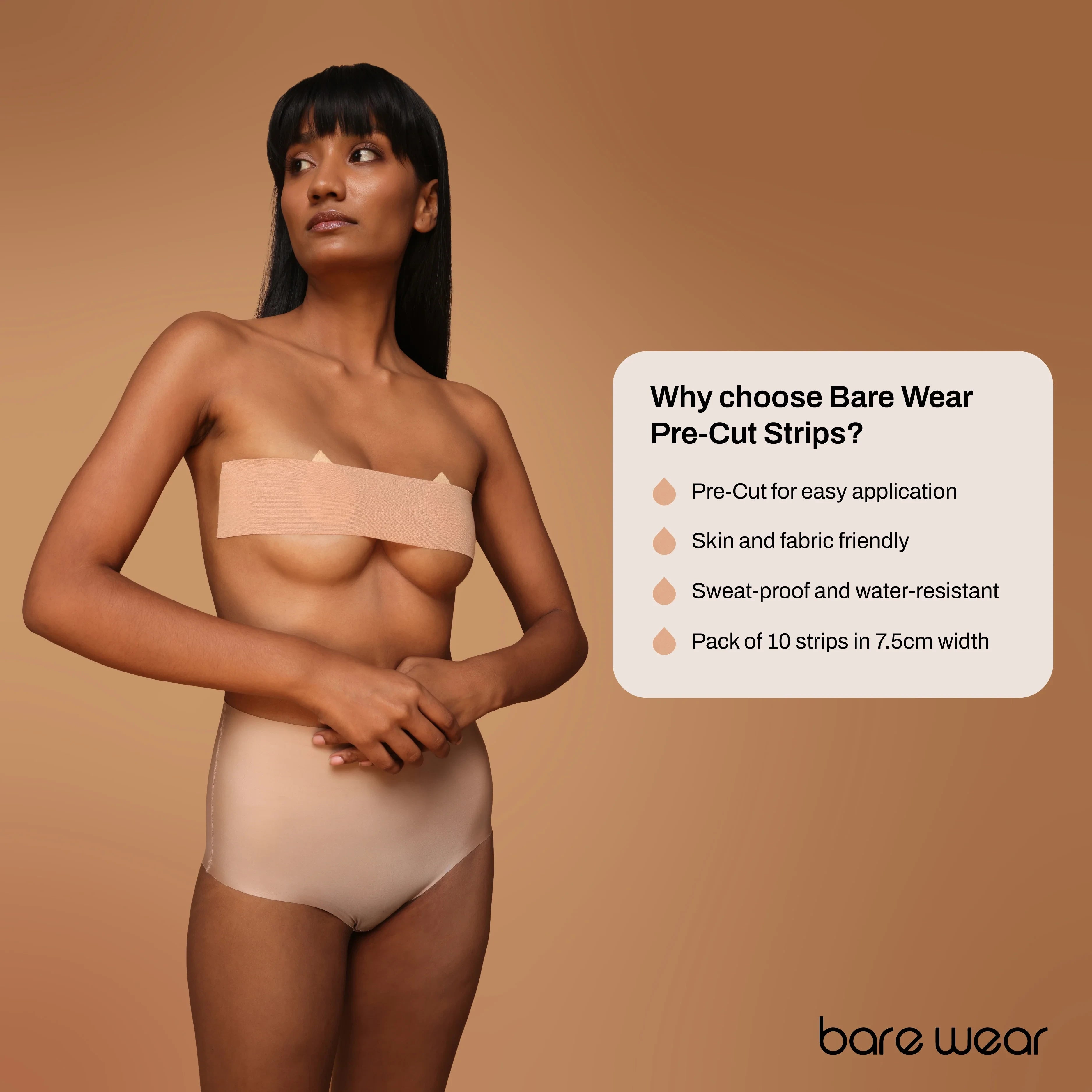 Pre-Cut Body Tape & Non-Adhesive Nipple Covers