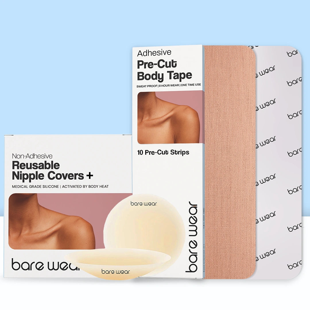 Pre-Cut Body Tape & Non-Adhesive Nipple Covers