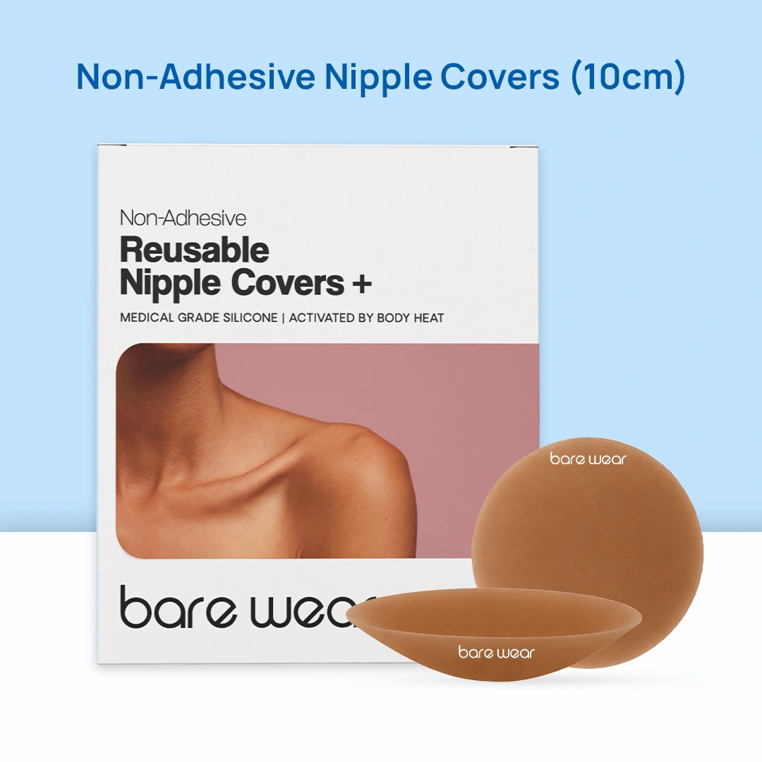 Non-Adhesive Reusable Nipple Covers + (10 cm)