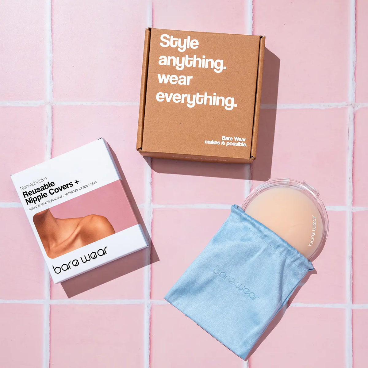 Non-Adhesive Reusable Nipple Covers + (10 cm)