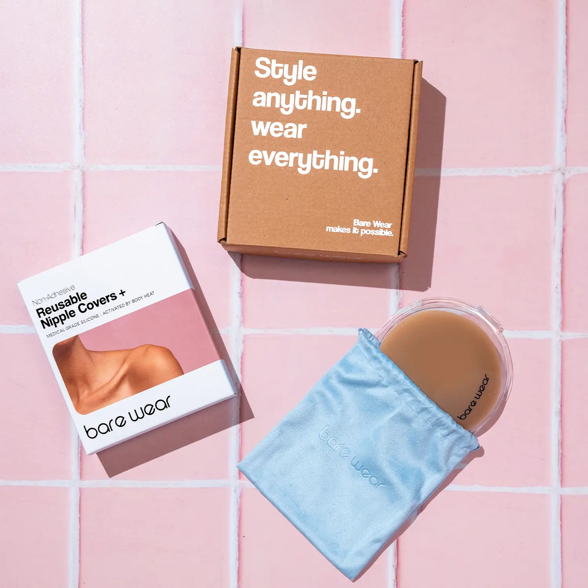 Non-Adhesive Reusable Nipple Covers + (10 cm)