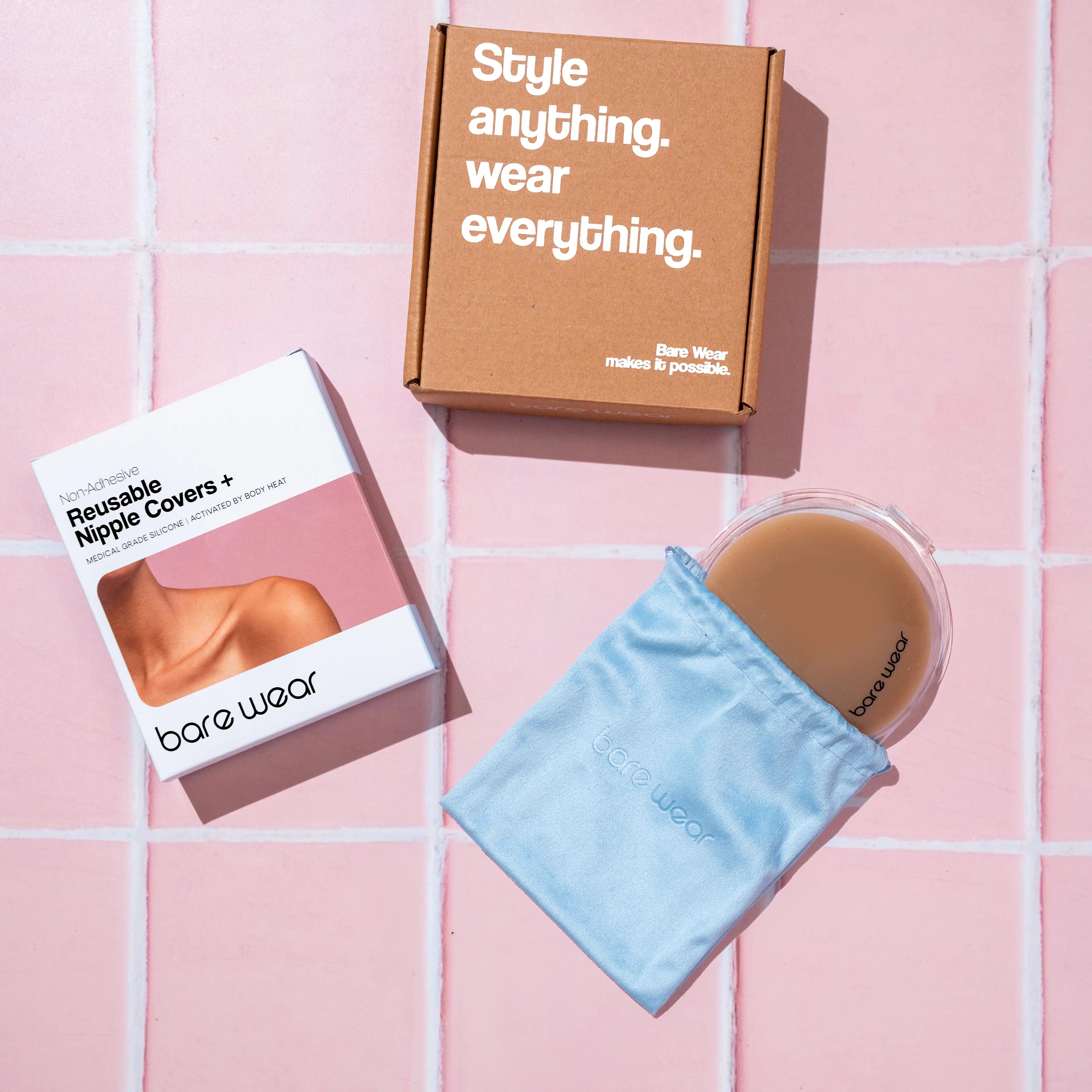 Non-Adhesive Reusable Nipple Covers + (10 cm)