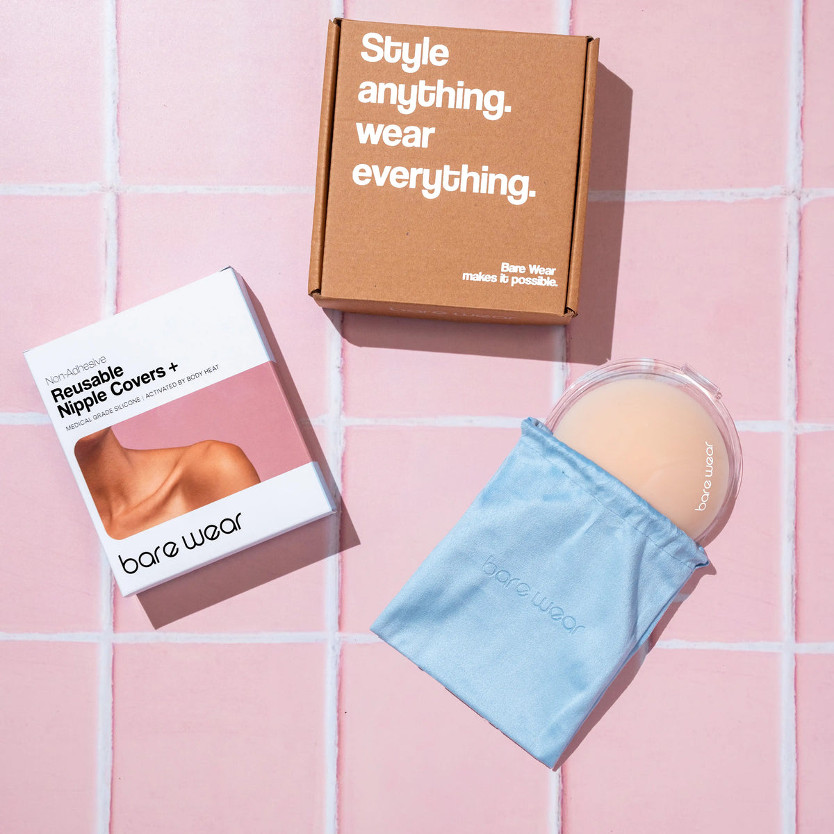 Non-Adhesive Reusable Nipple Covers + (10 cm)