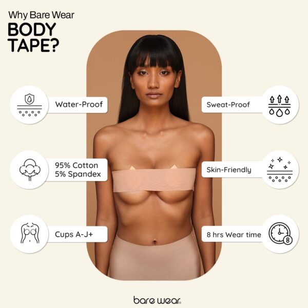 bare wear body tape