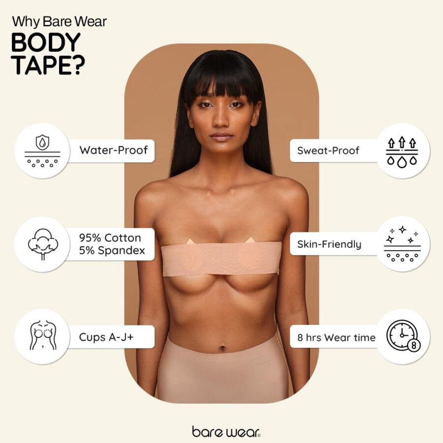Shop: Bare Wear Body Tape, Nipple Pasties, Pre-Cut Strips