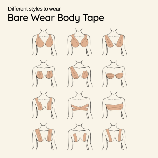 bare wear body tape